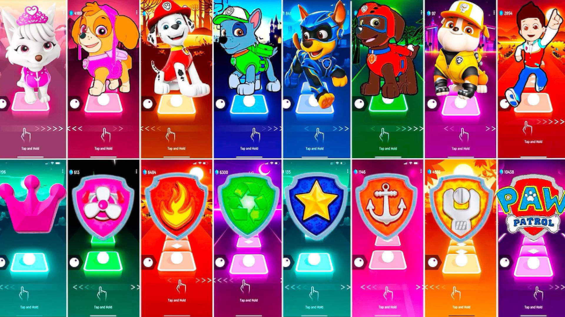 Paw Patrol All Video Megamix SWETTIE VS SKYE VS MARSHALL VS ROCKY VS CHASE VS ZUMA VS RUBBLE смотреть онлайн