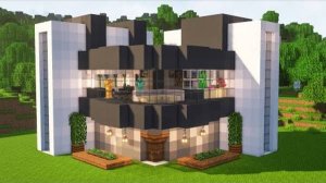 СТРОЮ МОДЕРН ДОМ из будущего в Minecraft – Реалистичный билд
