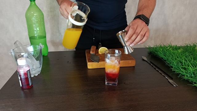 Безалкогольный коктейль " Санрайз" смотреть онлайн