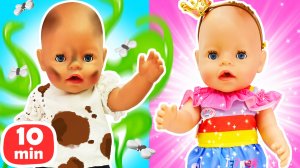 Эмили нашла САМОЕ КРАСИВОЕ платье! Новые платья и  весёлые покупки с пупсом!