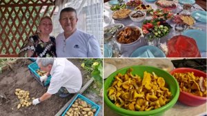 ЕДЕМ К КРЫМЧАНАМ НА ДЕНЬ РОЖДЕНИЯ ЛЁШИ. ПРИШЛОСЬ ВЫКОПАТЬ КАРТОШКУ.