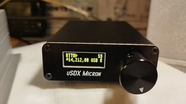 uSDX Micron QRP QSO With 9K2KO