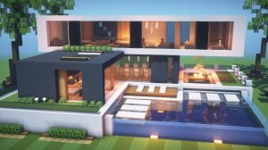 МОЙ ЛУЧШИЙ СОВРЕМЕННЫЙ ДОМ В MINECRAFT [100% ИДЕИ] без модов #майнкрафт