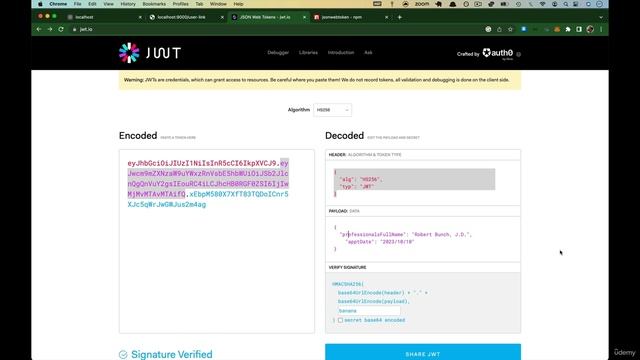 5. (5) Creating a JWT & link to simulate scheduling смотреть онлайн