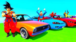 Мультики для детей про машинки, супергерои на машинах и тракторах с прицепом, мультики для малышей.