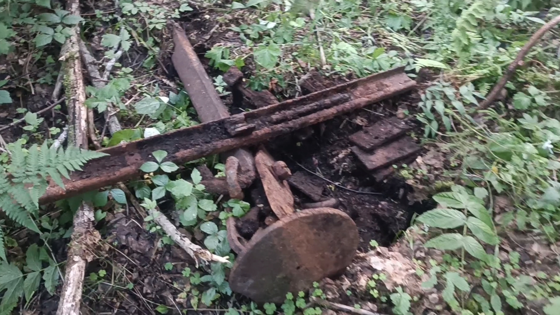 Первые 800 кг с уса). Начинаю вывозить металл .