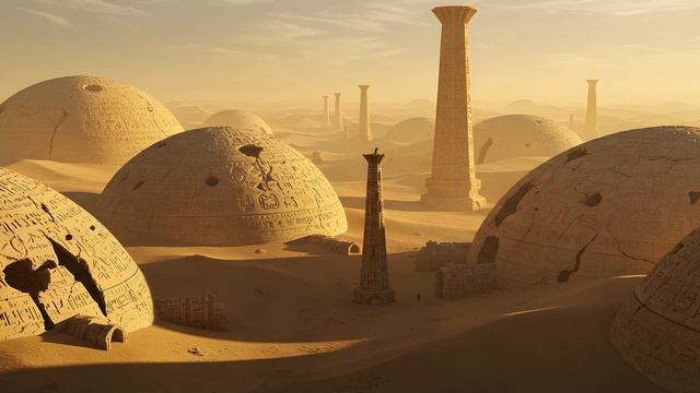 FORGOTTEN GIANTS Dark Dystopian Ambient Alien World Soundscape Dystopian Ambience, Background