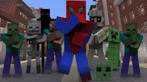 SPIDERMAN MINECRAFT STYLE REMIX 2013 PSY(싸이) GANGNAM STYLE(강남스타일)PARODY VIDEO(젠틀맨)