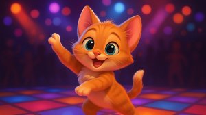 Танцуй как котёнок! Танцевальная, зажигательная песня для детей