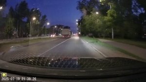 Штатный регистратор на Haval Jolion. Ночная съемка