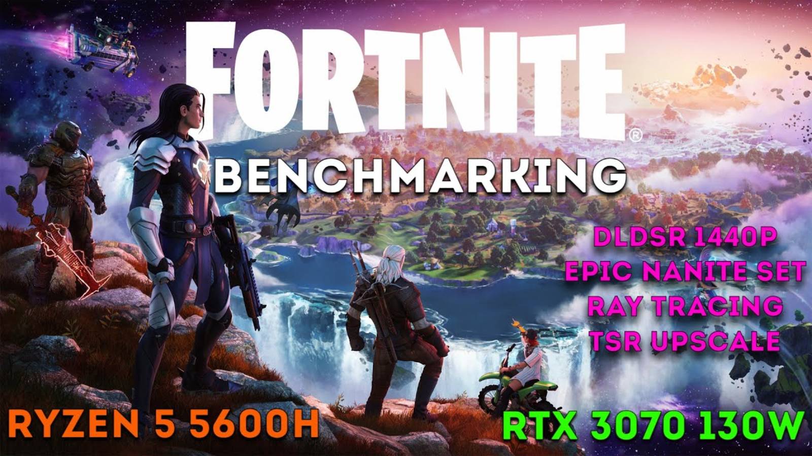 Fortnite Chapter 4 Season 1 DLDSR 2K RTX 3070 8GB RT Epic Nanite Set | Lenovo Legion 5 смотреть онлайн