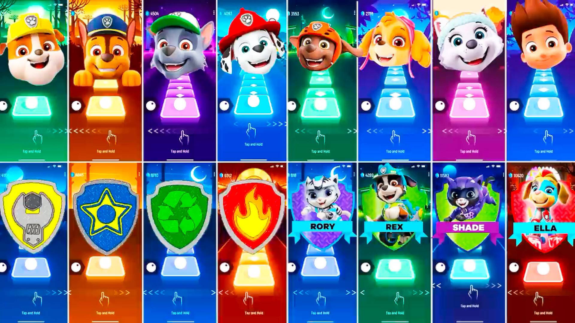 Paw Patrol All Video Megamix RUBBLE VS CHASE VS ROCKY VS MARSHALL VS ZUMA VS SKYE VS EVEREST смотреть онлайн