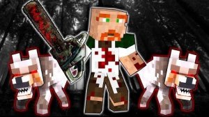 МЯСНИК. БЕНЗОПИЛА. БЕШЕНЫЕ ПСЫ. ДЕНЬ5-ЯДЕРНЫЙ ЗОМБИ АПОКАЛИПСИС МАЙНКРАФТ