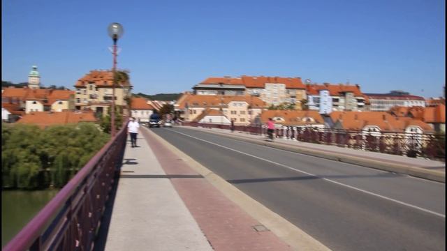 Словения. Марибор. Река Драва. смотреть онлайн