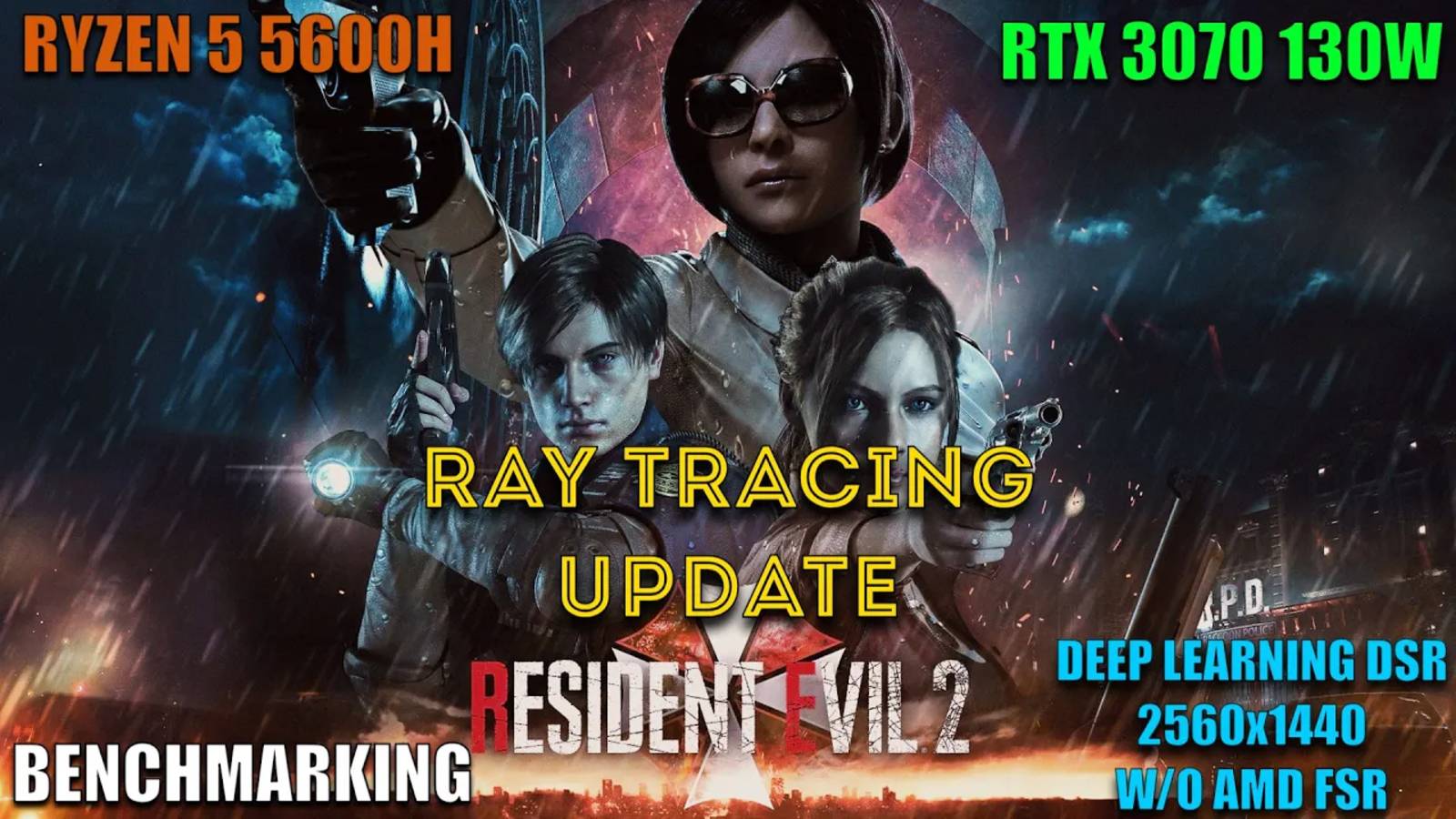 Resident Evil 2 Remake DLDSR 2K RTX 3070 8GB RT Ultra Settings | Lenovo Legion 5 смотреть онлайн