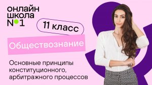 Основные принципы конституционного, арбитражного процессов. Видеоурок 27. Обществознание 11 класс