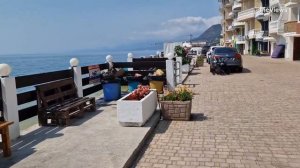 Крым Алушта посёлок Утёс сегодня 23 июля 2025. Море и погода в Крыму сейчас