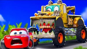 МУЛЬТ ТАЧКИ МОЛНИЯ МАККУИН ОГРОМНЫЕ ЗОМБИ НАПАЛИ НА ГОРОД ГОНКИ МАШИНКИ МУЛЬТИКИ РАЗВИВАЮЩИЕ