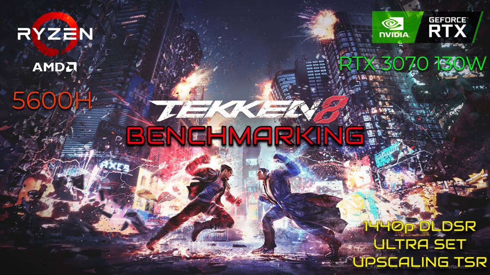 Tekken 8 QHD RTX 3070 ULTRA SET TSR | Lenovo Legion 5 смотреть онлайн