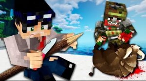 ОХОТА НА ЗОМБИ ОБЪЯВЛЯЕТСЯ ОТКРЫТОЙ. ДЕНЬ 4-ЗОМБИ АПОКАЛИПСИС В МАИНКРАФТ