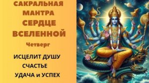 Сакральная Мантра Сердце Вселенной. Исцелит Душу Счастье Удача и Успех.