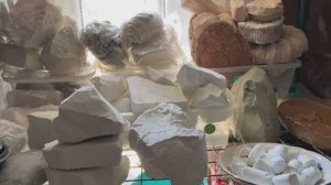 Мои запасы. Мел и глина .