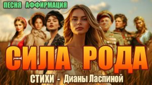Аффирмация "Сила Рода" (стихи - Диана Ласпина): Родовая Защита, Женская Энергия Стихий