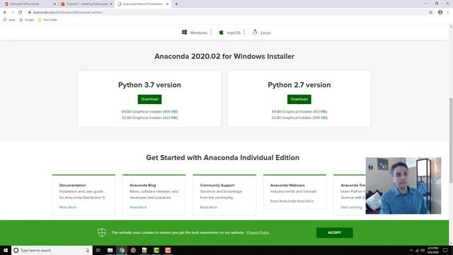 Tutorial 05 - How to install python using Anaconda смотреть онлайн