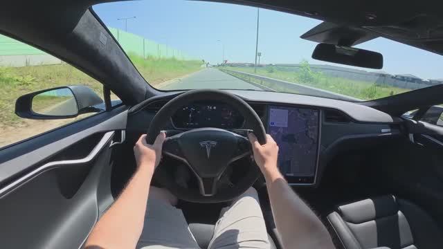 Tesla Model S Long Range Plus 2020 г.в. POV TEST DRIVE смотреть онлайн