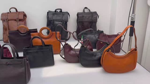 955_сумки и рюкзаки из натуральной кожи торговая марка F.Molinary смотреть онлайн