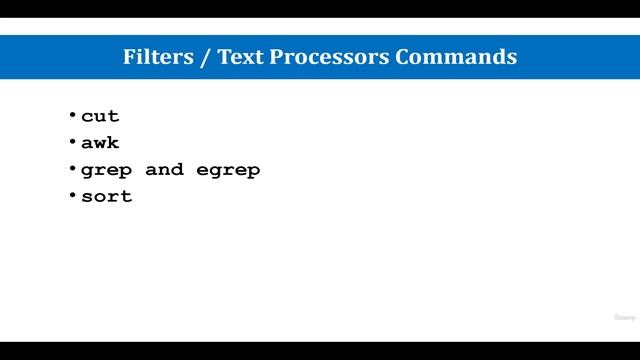 72 - Filters Text Processing Commands смотреть онлайн