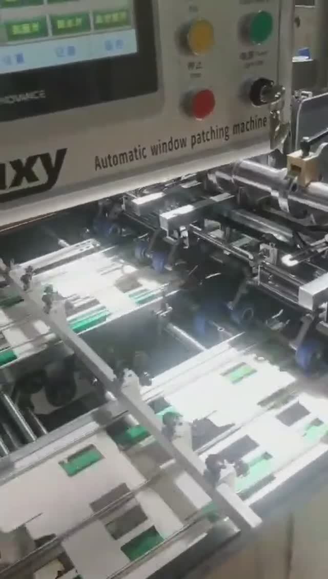 GALAXY WindowGLUER-1150H  окошковклеивающая машина - работа в 2 потока на панорамные окошки