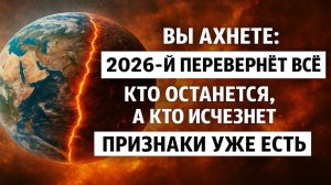 Что случится в 2026 году: предсказания, угрозы и глобальные перемены, которые изменят всё навсегда