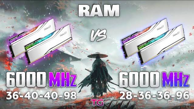 RAM 6000MHz CL28 vs CL36 - How Do Timings Affect Gaming Performance? смотреть онлайн