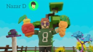 Лепка растений из игры🍅 Grow a Garden🍅/Манга Морковь и Мухомор.🍅Grow a Garden 🍅-🍅Вырасти сад🍅