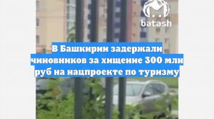В Башкирии задержали чиновников за хищение 300 млн руб на нацпроекте по туризму