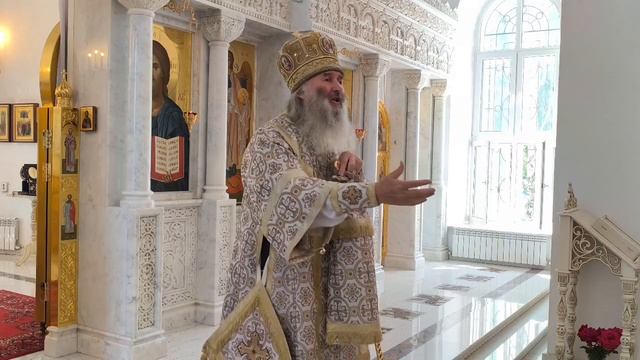 Проповедь митрополита Иоанна в храме иконы Божией Матери "Всех скорбящих радость" смотреть онлайн