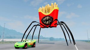 Эпический побег от Молнии, пожирателя пауков, Пожирателя Мака, Пожирателя матери BeamNG