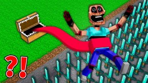 Пранки над Мимикристом с помощью незаконных ловушек в Майнкрафте