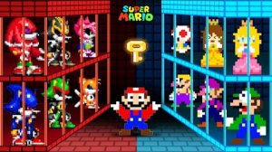 Если все персонажи Марио и Метал Соника будут заперты в ГОРЯЧЕЙ и ХОЛОДНОЙ тюрьме