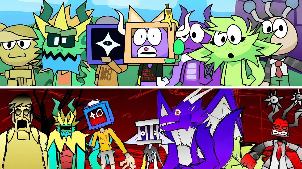 💀 INCREDIBOX SPURNKI | SPRUNKSTERS FINAL: NORMAL vs HORROR (NEW MOD!) 😈 смотреть онлайн