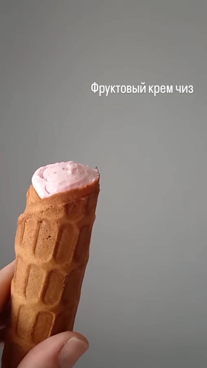 Фруктовый крем чиз. Ягодный крем. Рецепт смотреть онлайн
