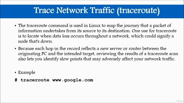172 - Tracing Network Traffic traceroute смотреть онлайн