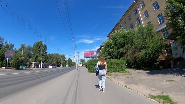 Прогулки по ОМСКУ.пр.МИРА. смотреть онлайн