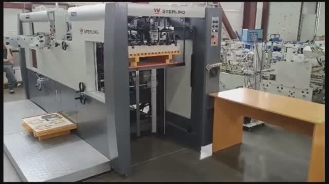 Автомат высечки Sterling S-CUT 760 работа Новосибирск