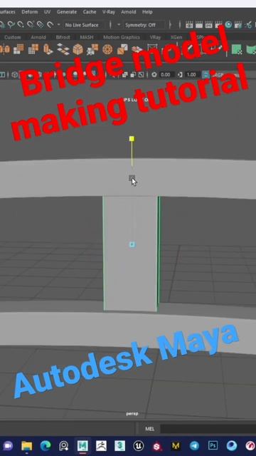 #autodesk #maya Bridge model making tutorial смотреть онлайн