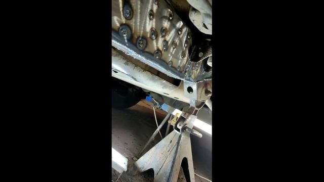 Ssangyong Kyron. Ремонт рамы автомобиля.