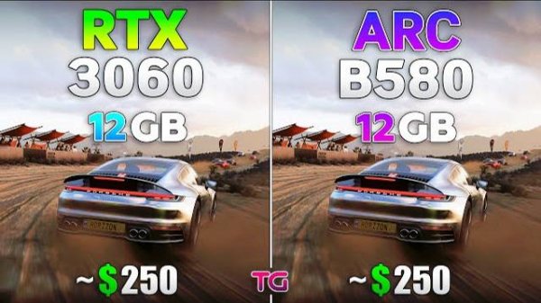 ARC B580 12GB vs RTX 3060 12GB - Test in 10 Games