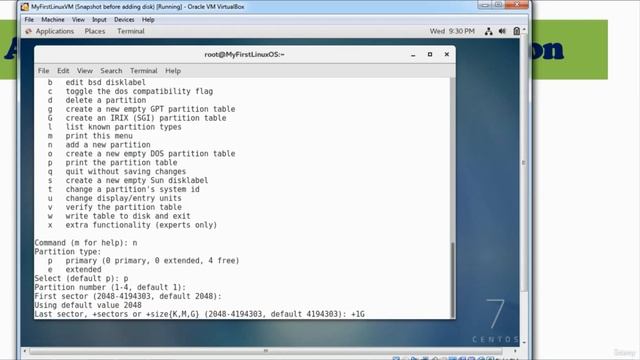 198 - Add Disk and Create Standard Partition смотреть онлайн