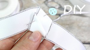 МК банты в школу из репсовой ленты с люрексом. Пошаговый мастер-класс, который подойдет всем